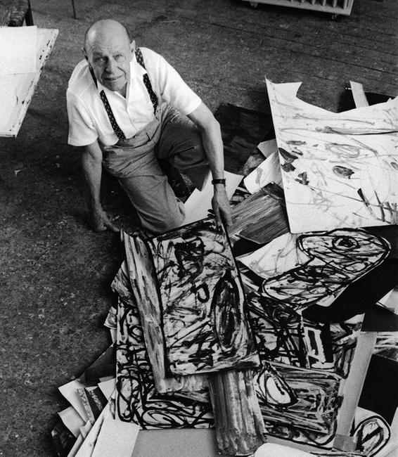 Jean Dubuffet (detail), 1976, © Archives Fondation Dubuffet, Paris, Photo Kurt Wyss