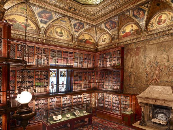 Morgan Library & Museum interior view.