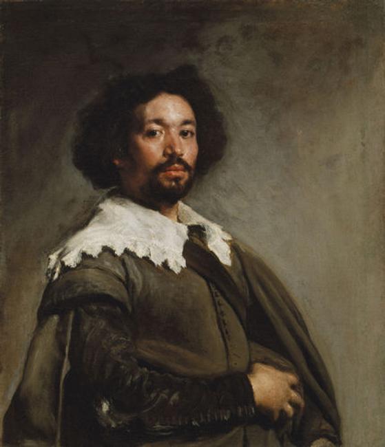 "Juan de Pareja" (1650) by Diego Rodriquez de Silva y Velazquez.