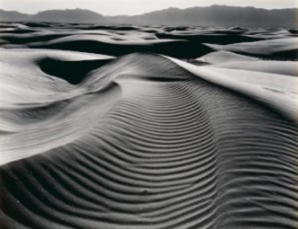 Brett Weston, Untitled (Dunes, White Sands, New Mexico), 1946, gelatin silver print.  Bank of America Collection.  Photo © The Brett Weston Archive 