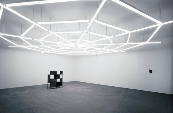 Martin Boyce, When Now Is Night, 2002.  Photo: Photographic Services.  Courtesy of the Artist and The Modern Institute/Toby Webster Ltd, Glasgow; Galerie Eva Presenhuber, Zürich; Johnen Galerie, Berlin; and Tanya Bonakdar Gallery, New York