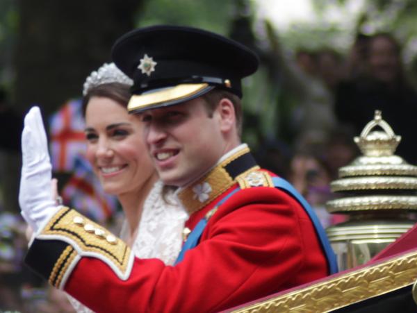 After the wedding of Prince William, Duke of Cambridge, and Catherine Middleton, 2011.