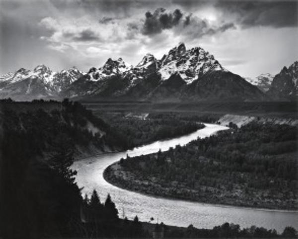 Ansel Adams’s The Tetons and the Snake River, Grand Teton National Park, Wyoming (lot 158, $35,000 to $45,000) 