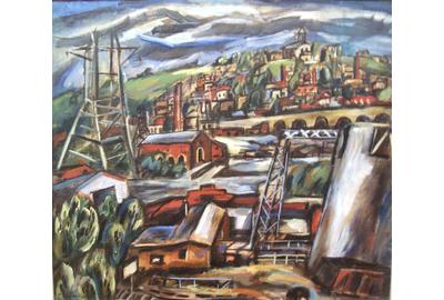 Hugh Mesibov, Manayunk Landscape, 1940