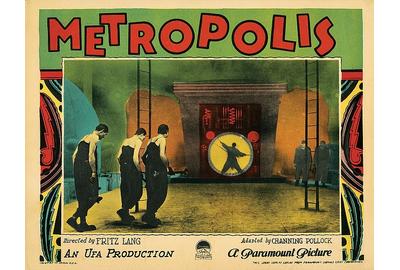 A vintage lobby card from the 1927 silent movie and science-fiction epic Metropolis is estimated to realize $20,000 - $30,000 through Profiles in History, with online bidding offered by Invaluable.