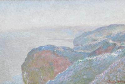 Au Val Saint-Nicolas près Dieppe, Matin by Claude Monet.  Oil on canvas.  Signed, dated 1897.