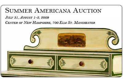 July 31-August 2 Americana auction