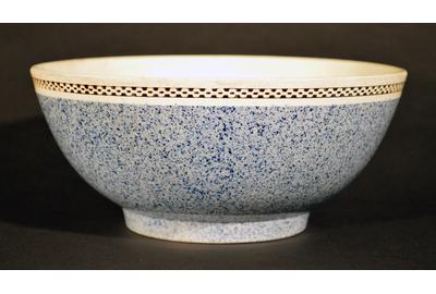 A Charming English Pottery Mocha Bowl, Circa 1800