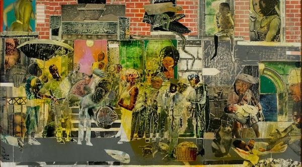 Romare Bearden, On Such a Night as This, 1975