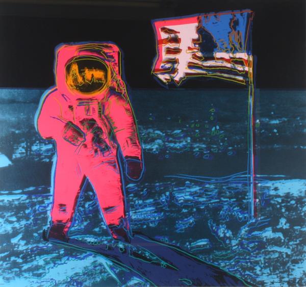 Warhol's Moonwalk set a new record at $120,000, the highest price achieved yet at auction for this work, well above its $40,000 – $60,000 estimate.