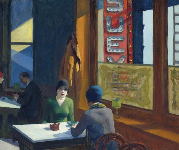 Edward Hopper, Chop Suey, 1929.