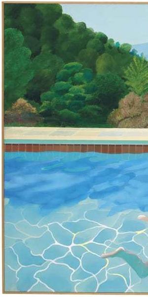 "Portrait of an Artist (Pool with Two Figures)" (1972) by David Hockney