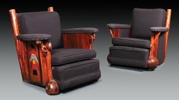 Thomas C.  Molesworth Club Chairs sold for $55,000 