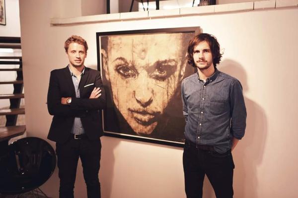 François‐Xavier Trancart and Hugo Mulliez, founders of Artsper,  a leading website for buying contemporary art online from partner galleries.