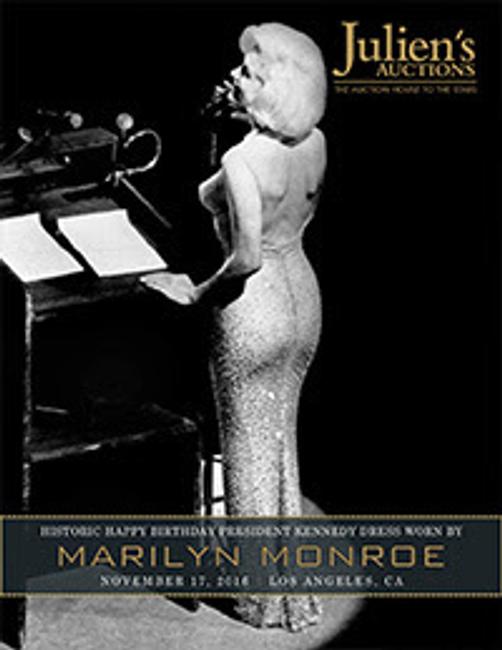  “Happy Birthday Mr.  President” dress worn by Marilyn Monroe in 1962 when she famously sang to President John F.  Kennedy at Madison Square Garden in New York sold for the record price of $4.81 million to Ripley’s Believe it or Not.  