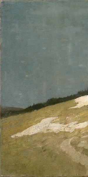 Emil Carlsen, Foothills, circa 1907, oil on canvas, 12 x 16 inches.  Heckscher Museum of Art, Huntington, New York.