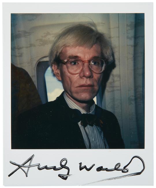 Lot 241, Andy Warhol.  Polaroid