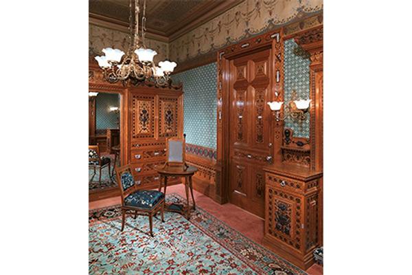 George A.  Schastey & Co.  (1873–1897), Worsham-Rockefeller Dressing Room, New York City, 1881-82.  