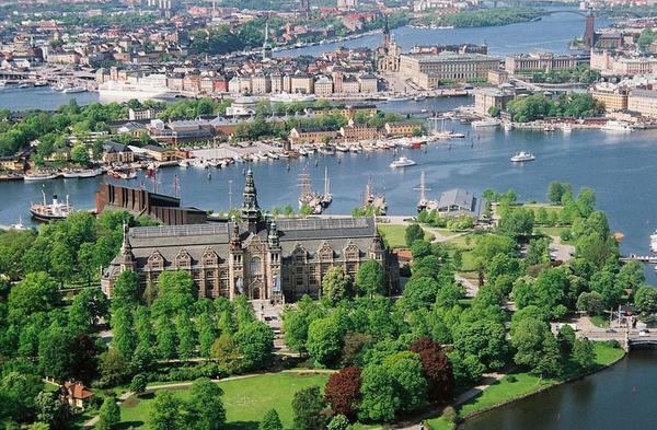 View of Djurgården, Stockholm, Sweden