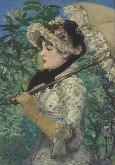 Spring (Le Printemps), 1881 by Manet.