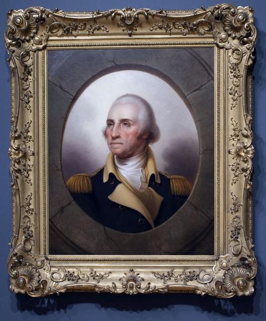 Rembrandt Peale, American, 1778–1860; George Washington, c.1845; oil on canvas; Saint Louis Art Museum, Bequest of Edith J.  and C.C.  Johnson Spink 