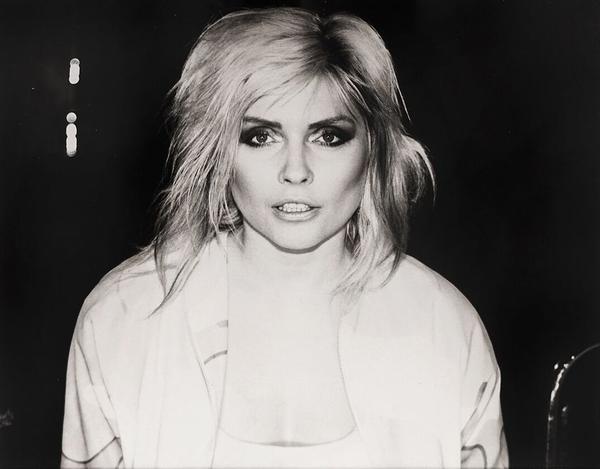 Andy Warhol (1928-1987) Debbie Harry (Blondie), 1985.  Gelatin silver print, 7 1/2 x 9 1/2 inches.