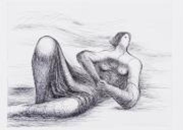 Henry Moore (1898-1986) Reclining Figure 6 (c.477) Est.  £200-300 [Lot 78] 