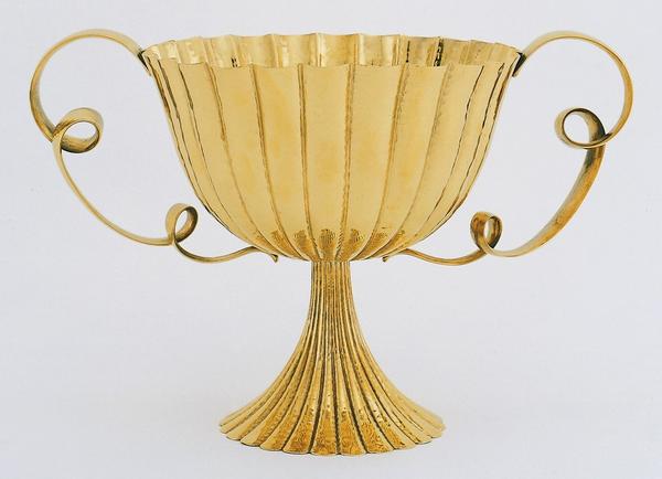 Brass centerpiece, 1924, Josef Hoffmann