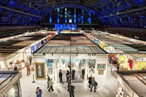 View of The Winter Show 2018, Courtesy The Winter Show.  Photo by Simon Cherry