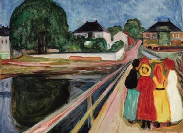 Edvard Munch’s Pikene på broen (Girls on the Bridge)