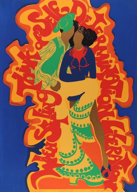 BARBARA JONES-HOGU, , “When Styling,” 1973 (screenprint).