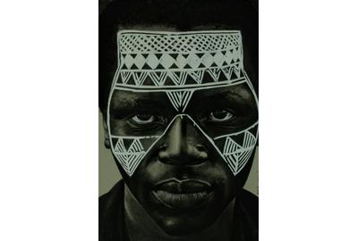 Oluwatobi Adewumi, FIERCE, Charcoal on Paper, 24'' x 18''