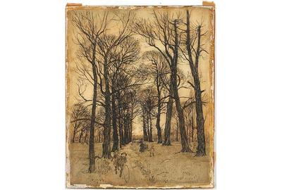 This watercolor and ink on paper entitled "One of the Paths…" by Arthur Rackham (1867-1939) is estimated to realize $10,000-20,000 in Leland Little's Summer Catalogue Auction.