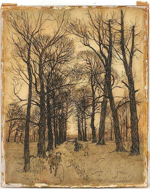 This watercolor and ink on paper entitled "One of the Paths…" by Arthur Rackham (1867-1939) is estimated to realize $10,000-20,000 in Leland Little's Summer Catalogue Auction.