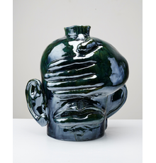 oody De Othello, Closed Reflection, 2021; ceramic and glaze.  Courtesy of the artist and Jessica Silverman, San Francisco.  Photo: John Wilson White