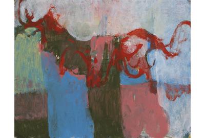 Untitled, c.  1959, gouache on paper, 11 3/4 x 14 1/4 inches.