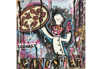 Culinary Gangsta By Vinia Calista Wow Master Chef move over, there is a new culinary genius in town.  None other than the Pink Panther! This is one Executive Chef with the right stuff.