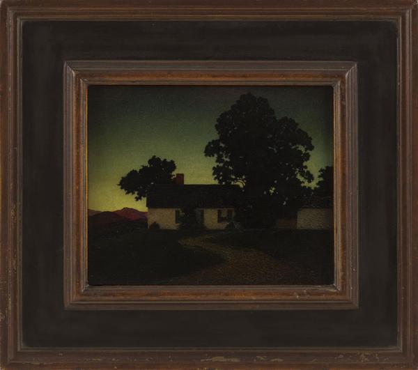 “Evening, Cornish, N.H.” by Maxfield Parrish, part of Eldred's Summer Sale.