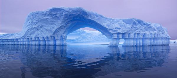 The Parthenon, 2007.  The rarest iceberg ever seen was viewed by just 50 people before collapsing.  