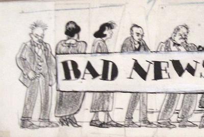 Peggy Bacon, Bad News, 1919