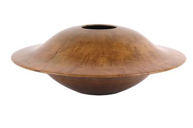 Philip Moulthrop (American, b.  1937), red leopard maple bowl.