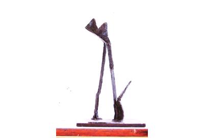 Philip Pavia, Waiting Time, 1949, Bronze, 29 Inches