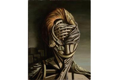 Kay Sage Small Portrait, 1950 Oil on canvas 14 ½ x 11 ½ inches