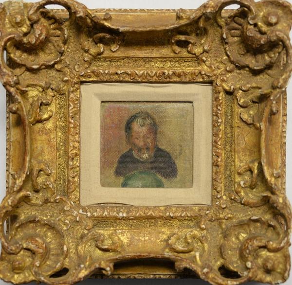 This diminutive portrait by the French Impressionist Pierre Auguste Renoir will be sold to the highest bidder April 11th.