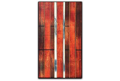 Michael Kessler, "Pine Trunks (1)," Acrylic on Panel, 84" x 48"