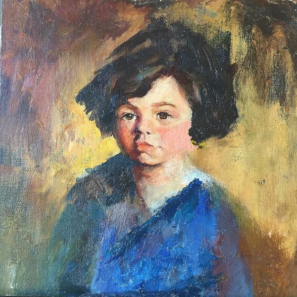 Margery Ryerson, "Portrait of a Girl," c.  1920-1925, oil on canvas, 17 x 17