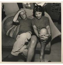 Richard and Carole Rifkind photographed by Lee Friedlander.