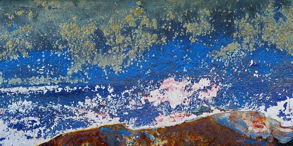 Rainer Stark, Across The Ocean For A Better Life - Impression of a rusted boat hull, Photograph on Fine Art Paper, 16" x 24"