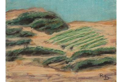 Raul Mariaca Dalence, Napa 1, Pastel on Canvas, 9'' x 12''