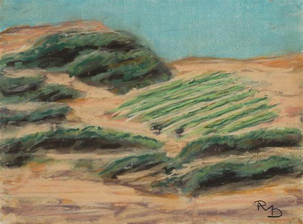 Raul Mariaca Dalence, Napa 1, Pastel on Canvas, 9'' x 12''